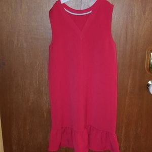 Vineyard Vines Red Party Dress Holiday Christmas